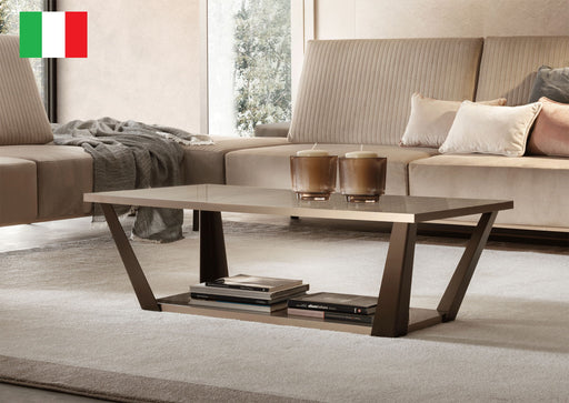 ArredoAmbra - Coffee Table - Beige / Dark Brown Arredoclassic Italy