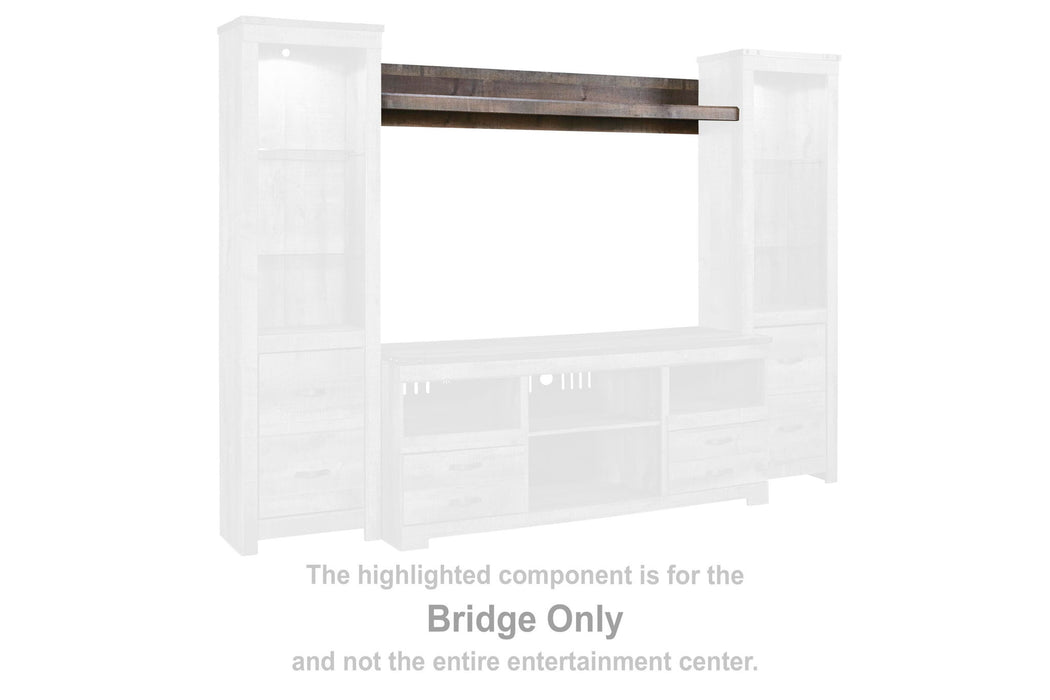 Trinell - Bridge - 63.39 x 11.57 x 9.72 - Brown Signature Design by Ashley®