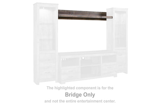 Trinell - Bridge - 63.39 x 11.57 x 9.72 - Brown Signature Design by Ashley®