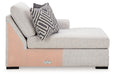Koralynn - Raf Corner Chaise - Stone Benchcraft®