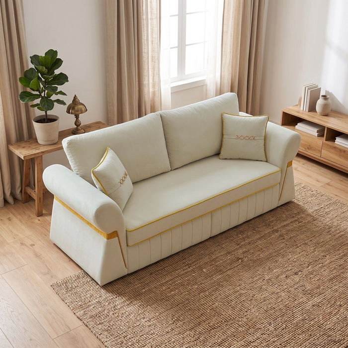 3 Seater Sofa & Pocket Coils And Foam Cushion Home Essentials