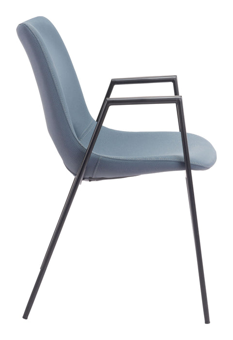 Desi - Dining Chair With Black Legs (Set of 2) Zuo Modern