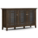 Bedford - Storage Cabinet With Adjustable Shelves - Brown Simpli-Home