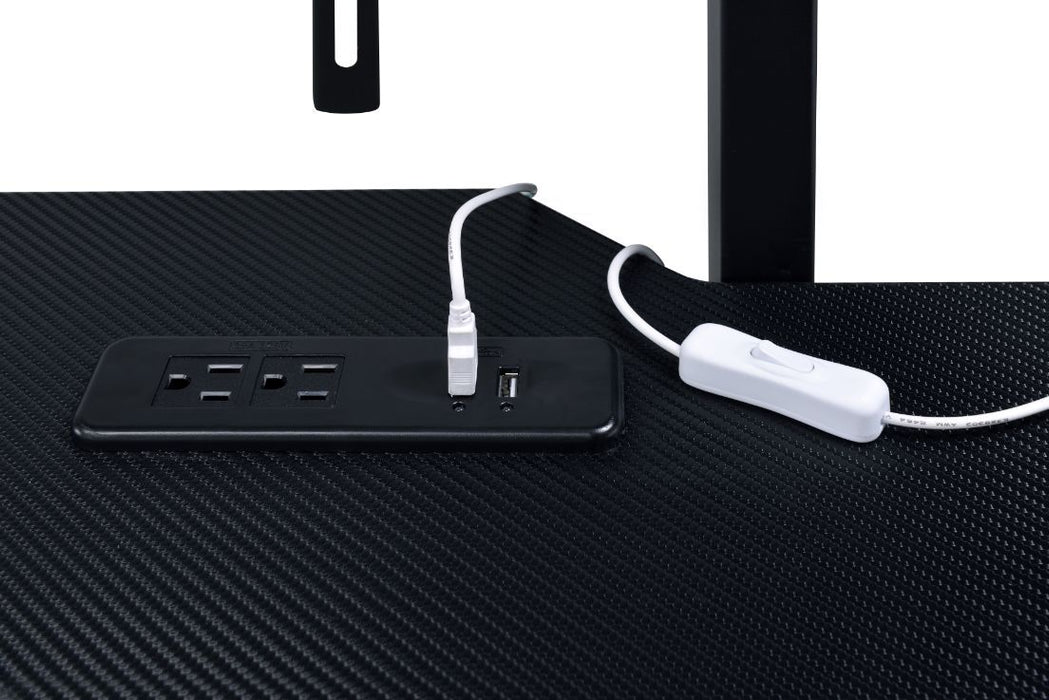 Canzi - Gaming Desk With USB - Black