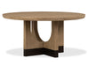 Tristan - 60" Round Dining Table - Swiss Coffee Magnussen Furniture