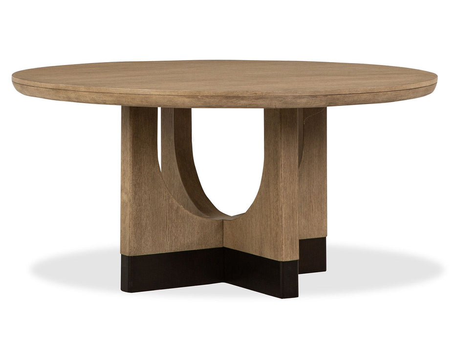 Tristan - 60" Round Dining Table - Swiss Coffee Magnussen Furniture