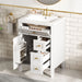 Bathroom Vanity With Sink, 3 Drawers & Cabinet With 2 Tier Door Storage Rack, Soft Close Doors & Drawers Hearth and Haven
