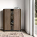 Hexagon - 2 Door Cabinet - Dark Brown Status Italy