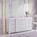 9 Drawer Dresser - White Matrix Furniture Group