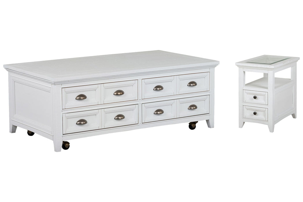 Heron Cove - Lift Top Storage Cocktail Table Set Magnussen Furniture
