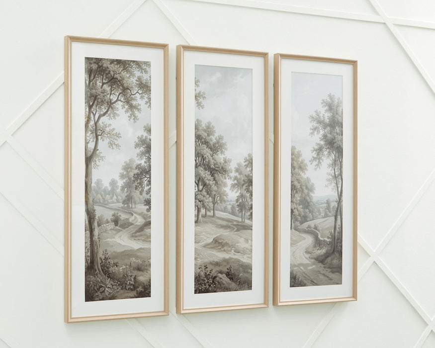 Dixonburg - Wall Art Set (Set of 3) - Taupe / Gray Signature Design by Ashley®