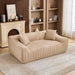 Oversized 2 Seater Loveseat With 2 Decor Throw Pillows, Deep Seat Sofa For Living Rooms Hearth and Haven