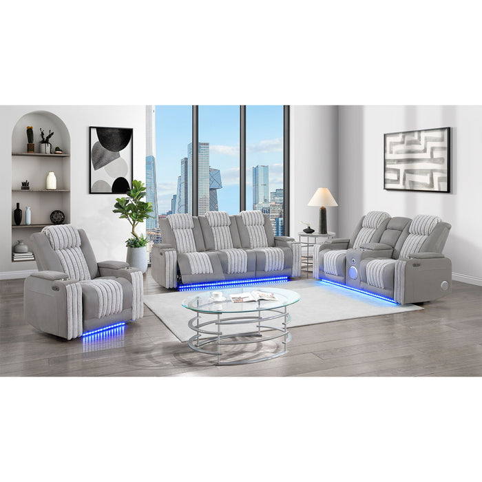 Duran - Power Reclining Sofa With Power Headrest Global Furniture USA