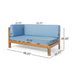 Brava - X Back Corner Bench Noble House
