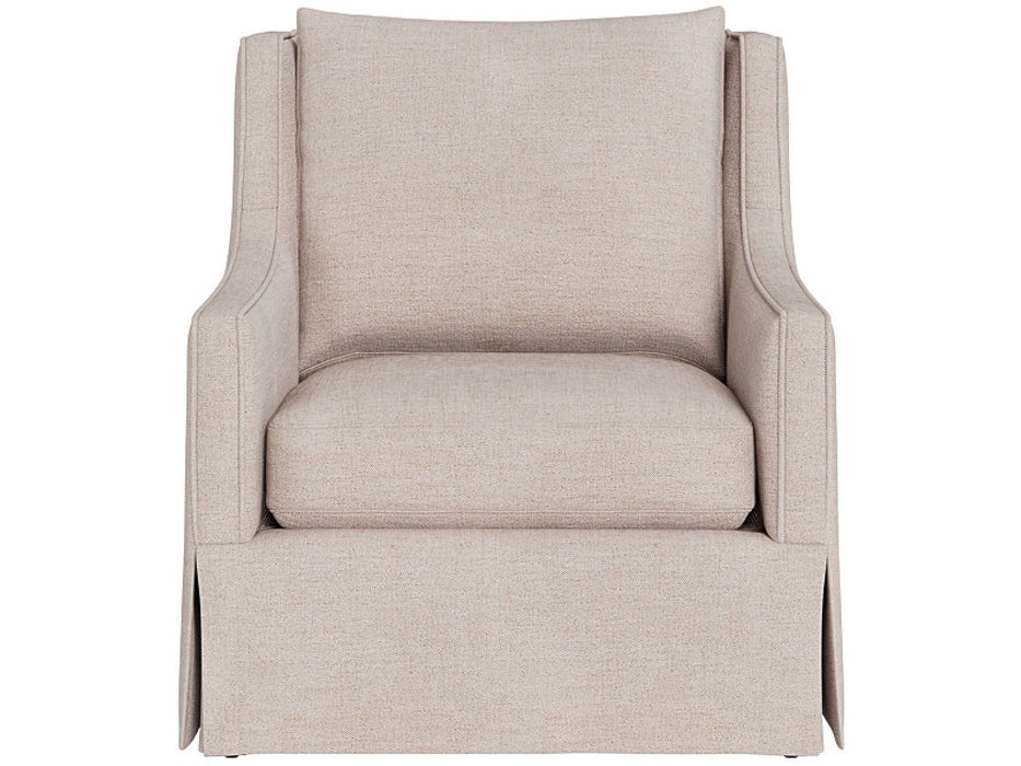 Hudson - Skirted Petite Swivel Glider-Special Order - Beige Universal Furniture