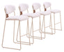 Meadow - Barstool (Set of 4) - White Zuo Modern