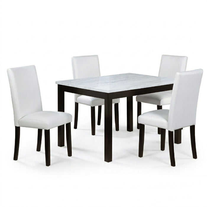 Dining Table With 4 Upholstered Side Chairs Home Essentials