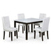Dining Table With 4 Upholstered Side Chairs Home Essentials