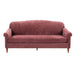 Loveseat Sofa, 2 Seater Couch With Rolled Arms Noble House