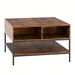 Flip-Top Coffee Table With Storage Lift-Top Design With Hidden Compartment - Black Home Essentials