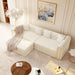 3-In-1 Convertible Sleeper Sofa With Movable Ottoman For Living Room Home Essentials