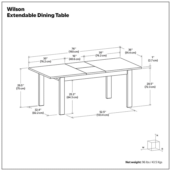Wilson - Handcrafted Dining Table Simpli-Home