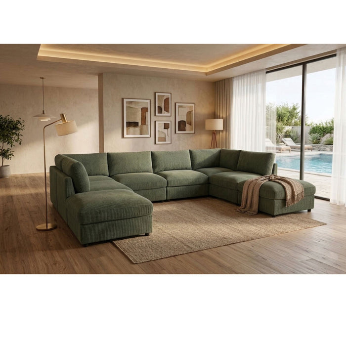 Modular Sectional With Custom Configuration Home Essentials