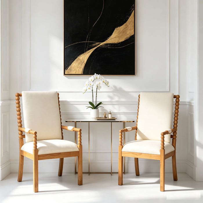 Dining Chairs With Ergonomic Design (Set of 2) Home Essentials