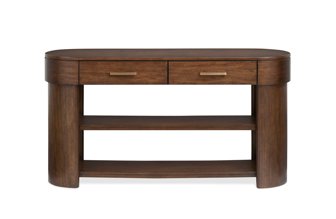 Holloway - Oval Sofa Table - Toasted Almond Magnussen Furniture