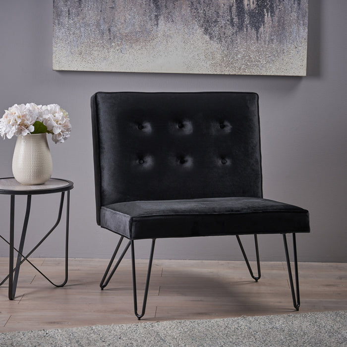 Chair - Armless - Modern - Black