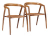 Ziran - Dining Chair (Set of 2) - Walnut Zuo Modern