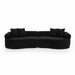 4 Seater Curved Cloud Sectional Sofa Home Essentials