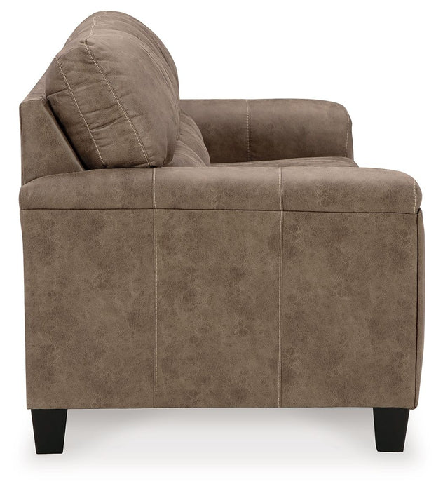 Navi - 3 Pc. - Sofa, Loveseat, Rocker Recliner - Fossil Signature Design by Ashley®