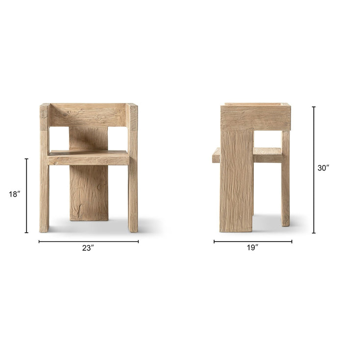 Avenel - Sculptural Block Accent Chair Jennifer Taylor Home