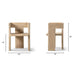 Avenel - Sculptural Block Accent Chair Jennifer Taylor Home