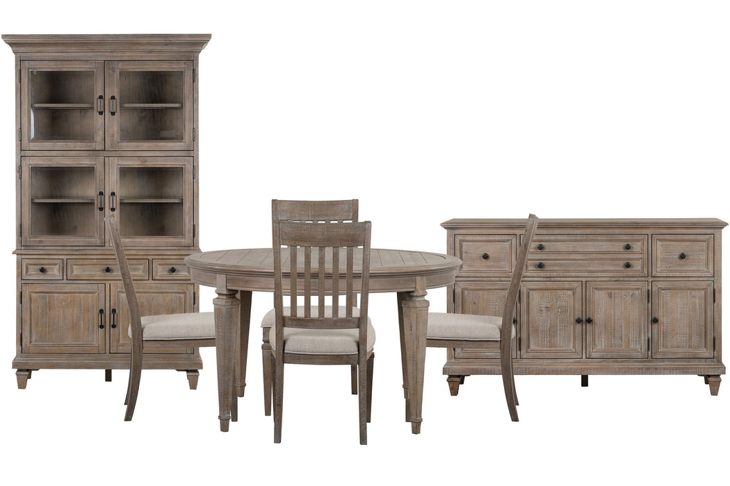 Lancaster - Extendable Round Dining Table Set Magnussen Furniture