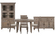 Lancaster - Extendable Round Dining Table Set Magnussen Furniture