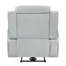 Elonzo - Power Motion Recliner With LED, Power Headrest & Speaker - Light Gray ACME