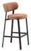 Prairie - Barstool (Set of 2) - Brown Zuo Modern