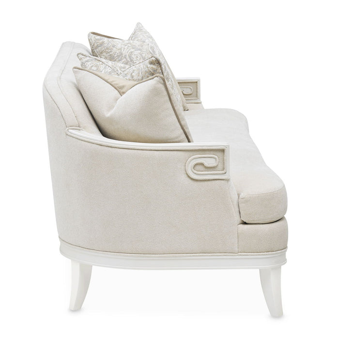 La Marisia - Chenille Sofa - Tranquil / Creamy Pearl