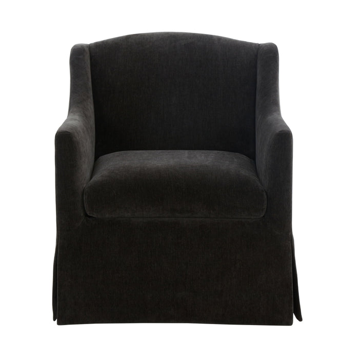 Luisa - Skirted Swivel Accent Chair
