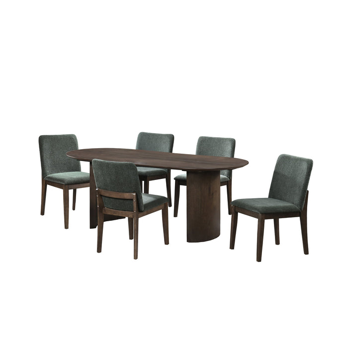 Kody - 79" Oval Fixed-Top Dining Table Set New Classic