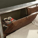 Brancaster - Queen Bed - Retro Brown Top Grain Leather & Aluminum ACME
