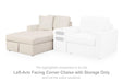 Modmax - LAF Corner Chaise With Storage - Oyster Signature Design by Ashley®