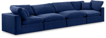Comfy - Velvet Modular Sofa 4 Seats Meridian Furniture