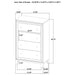 Anza - 4 Drawer Chest Storage Solution - Walnut Furniture Max