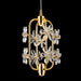 Michael Amini Lighting - Daisy 20" Crystal LED Chandelier - Gold Michael Amini