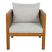 2 Piece Outdoor Armchair Set With Cushion Hearth and Haven
