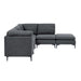 Upholstered Modular Sectional & Tall Legs Home Essentials