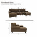 U-Shaped Sofa With Dual Chaise Home Essentials
